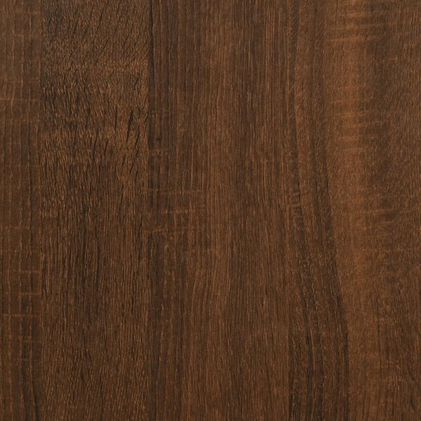 vidaXL Ράφι βιβλιοθήκης 4 επιπέδων, καφέ δρυς, 80x30x120 εκ.
