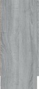 vidaXL Βιτρίνα από γκρι δρυς Sonoma, 120x30,5x70 εκ