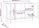 vidaXL Βιτρίνα από γκρι δρυς Sonoma, 120x30,5x70 εκ
