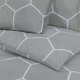 vidaXL Σετ σεντονιών γκρι 200x200 cm βαμβάκι