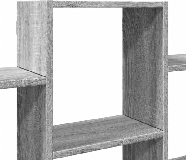vidaXL Ράφι τοίχου γκρι δρυός Sonoma 159x18x66 εκ.