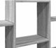 vidaXL Ράφι τοίχου γκρι δρυός Sonoma 159x18x66 εκ.