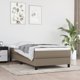 vidaXL vidaXL Materac kieszeniowy, kolor taupe, 80x200x20 cm, tkanina