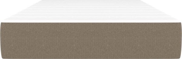 vidaXL vidaXL Materac kieszeniowy, kolor taupe, 80x200x20 cm, tkanina