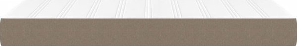 vidaXL vidaXL Materac kieszeniowy, kolor taupe, 80x200x20 cm, tkanina