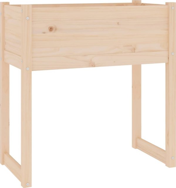 vidaXL Donica, 78x40x81 cm, lite drewno sosnowe
