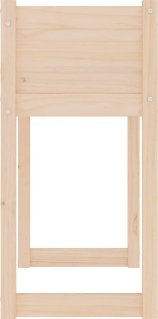 vidaXL Donica, 78x40x81 cm, lite drewno sosnowe