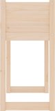 vidaXL Donica, 78x40x81 cm, lite drewno sosnowe