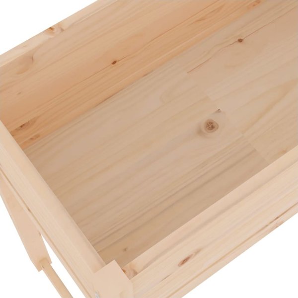 vidaXL Donica, 78x40x81 cm, lite drewno sosnowe
