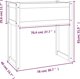 vidaXL Donica, 78x40x81 cm, lite drewno sosnowe