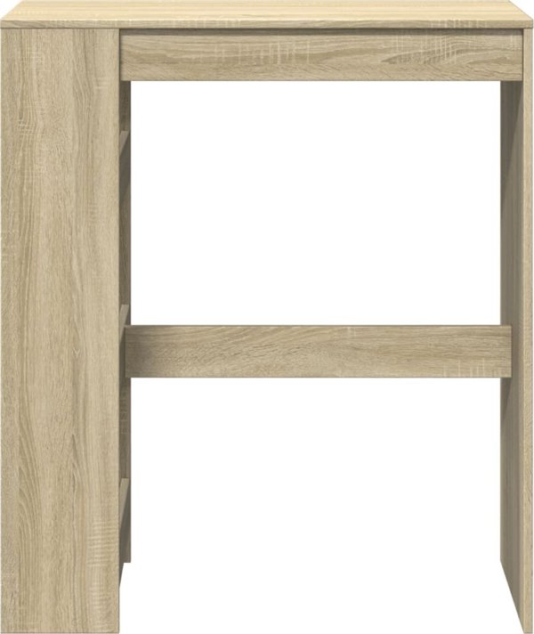 vidaXL μπαρ τραπέζι με διαχωριστικά, δρυς sonoma, 90x40x103,5 εκ.