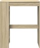 vidaXL μπαρ τραπέζι με διαχωριστικά, δρυς sonoma, 90x40x103,5 εκ.