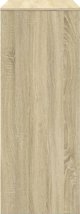 vidaXL μπαρ τραπέζι με διαχωριστικά, δρυς sonoma, 90x40x103,5 εκ.
