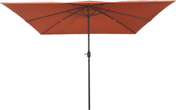 vidaXL Kwadratowy Parasol Ogrodowy 295x245 cm w kolorze terakoty