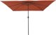 vidaXL Kwadratowy Parasol Ogrodowy 295x245 cm w kolorze terakoty