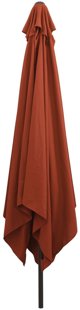vidaXL Kwadratowy Parasol Ogrodowy 295x245 cm w kolorze terakoty