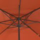 vidaXL Kwadratowy Parasol Ogrodowy 295x245 cm w kolorze terakoty
