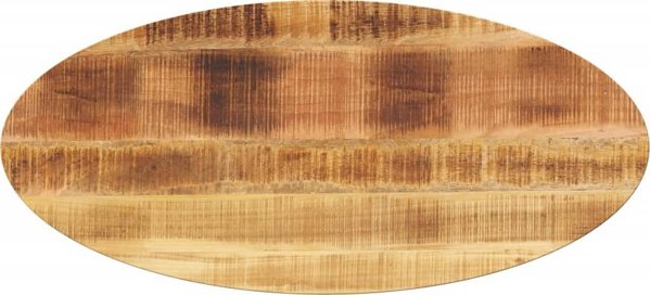 vidaXL Επιφάνεια τραπεζιού 140x50x3,8 εκ., οβάλ, ξύλο μάνγκο