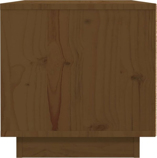 vidaXL Szafka nocna, μπεζ καφέ, 40x34x35 εκ, μασίφ πεύκο
