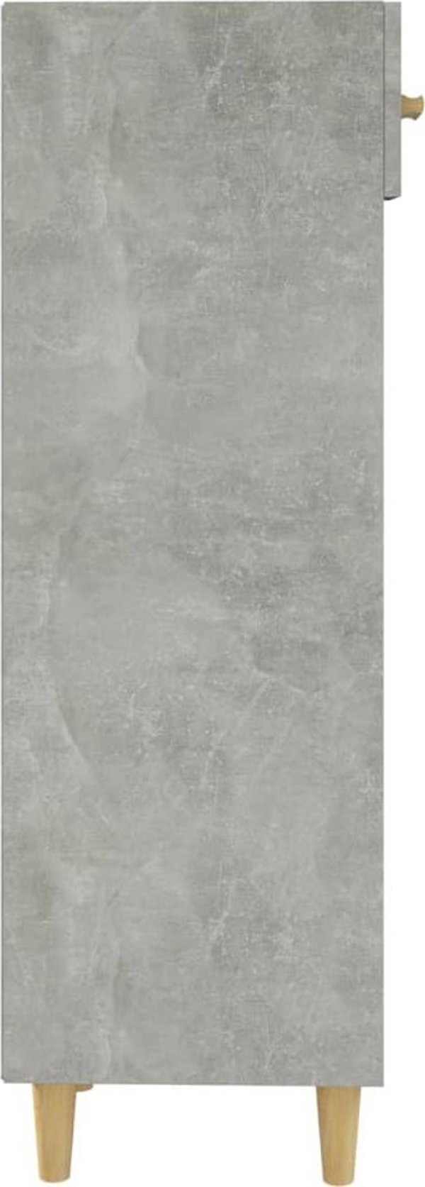 vidaXL Ντουλάπι παπουτσιών, γκρι μπετόν, 30x35x105 εκ.