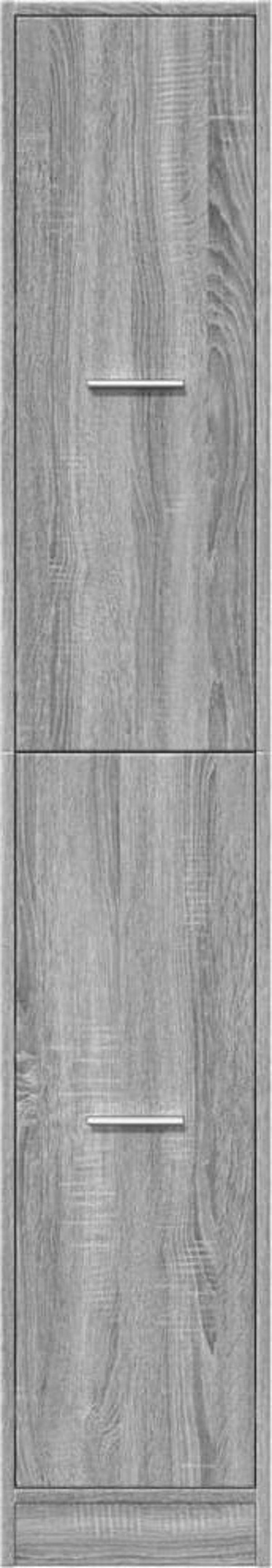 vidaXL Φαρμακευτική Ντουλάπα, γκρι Sonoma δρυς, 30x41x174,5 εκ.