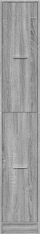 vidaXL Φαρμακευτική Ντουλάπα, γκρι Sonoma δρυς, 30x41x174,5 εκ.