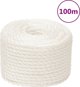 vidaXL Σχοινί εργασίας, λευκό, 12 mm, 100 μ, πολυπροπυλένιο