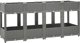 vidaXL Γλάστρα για ανυψωμένο παρτέρι, 160x40x71 εκ, πολυπροπυλένιο