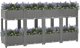 vidaXL Γλάστρα για ανυψωμένο παρτέρι, 160x40x71 εκ, πολυπροπυλένιο