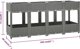 vidaXL Γλάστρα για ανυψωμένο παρτέρι, 160x40x71 εκ, πολυπροπυλένιο