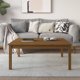vidaXL Τραπεζάκι καφέ, καφέ μέλι, 100x100x40 cm, μασίφ πεύκο