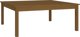 vidaXL Τραπεζάκι καφέ, καφέ μέλι, 100x100x40 cm, μασίφ πεύκο