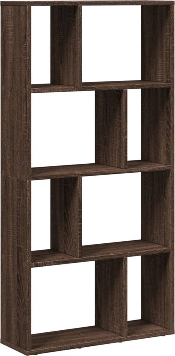 vidaXL Ράφι από καφέ δρυς, 60x20x120 εκ., υλικό ξύλου