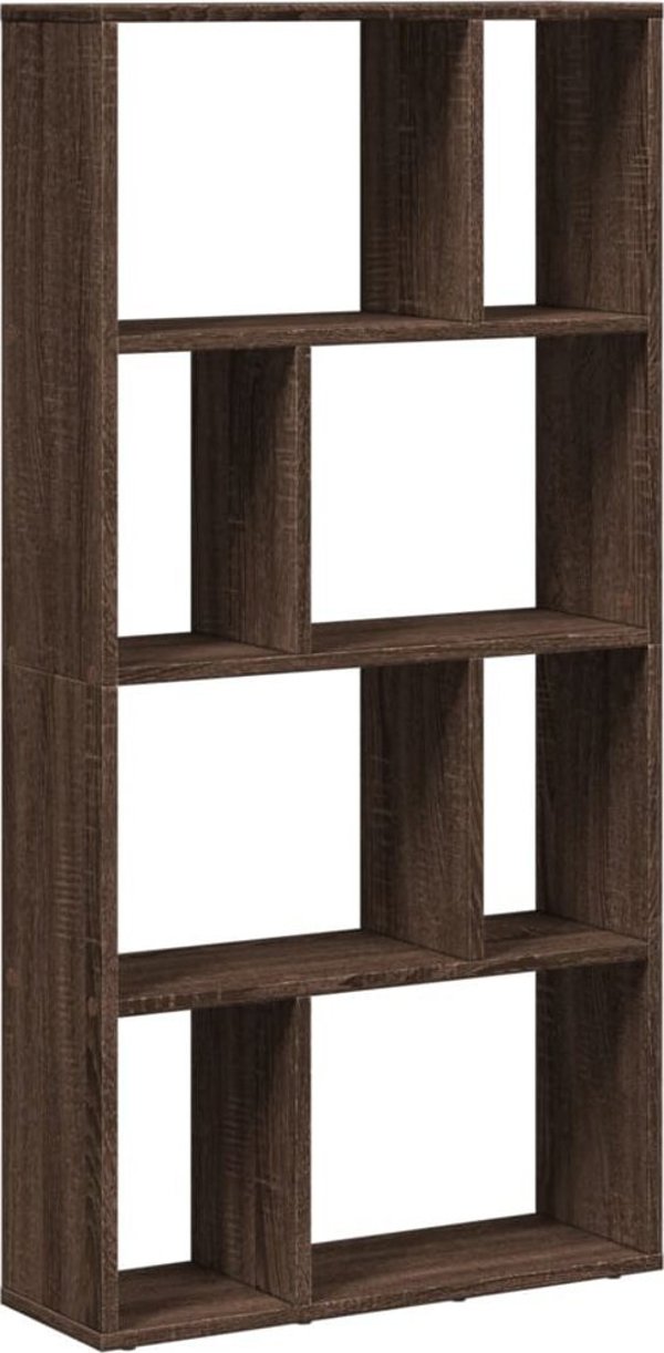 vidaXL Ράφι από καφέ δρυς, 60x20x120 εκ., υλικό ξύλου
