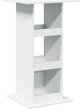 vidaXL Λευκό μπαρ τραπεζάκι με ράφια 60x60x102 cm