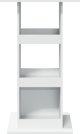 vidaXL Λευκό μπαρ τραπεζάκι με ράφια 60x60x102 cm
