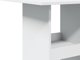 vidaXL Λευκό μπαρ τραπεζάκι με ράφια 60x60x102 cm