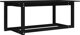 vidaXL Stolik kawowy, czarny, 110x55x45 cm, lite drewno sosnowe