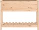 vidaXL Donica z polka 111,5x34,5x81 cm lite drewno sosnowe