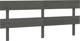 vidaXL Κεφαλάρι κρεβατιού, γκρι, 204x3x81 cm, ελαφρύ ξύλο πεύκου