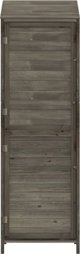 vidaXL Κουβούκλιο Κήπου, Ανθρακί, 55x52x174,5 cm, Μασίφ Ξύλο Ελάτης