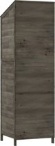 vidaXL Κουβούκλιο Κήπου, Ανθρακί, 55x52x174,5 cm, Μασίφ Ξύλο Ελάτης