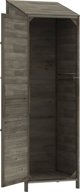 vidaXL Κουβούκλιο Κήπου, Ανθρακί, 55x52x174,5 cm, Μασίφ Ξύλο Ελάτης