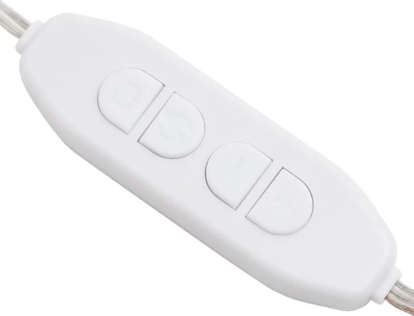 vidaXL Καθρέφτης με LED φωτισμό, γυάλινος οβάλ, 80x40 cm