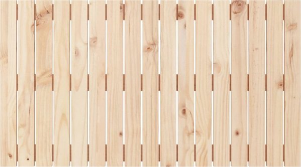vidaXL Κεφαλάρι Κρεβατιού 108x3x60 cm από συμπαγές ξύλο πεύκου