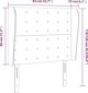 vidaXL Ανατομική κεφαλάρα τύπου uszak, cappuccino, 83x23x118/128 εκ., δερματίνη