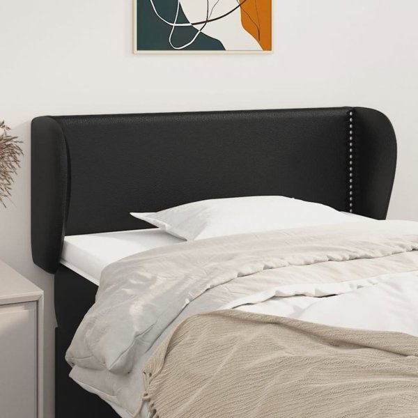 vidaXL Ζαγκλοβέκ uszak, μαύρο, 103x23x78/88 εκ., τεχνητό δέρμα