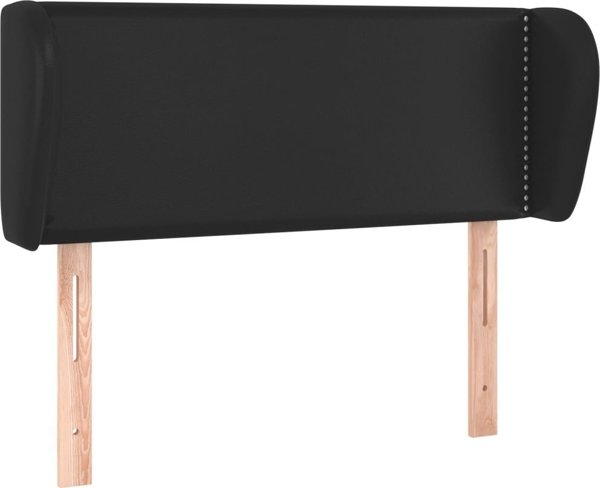 vidaXL Ζαγκλοβέκ uszak, μαύρο, 103x23x78/88 εκ., τεχνητό δέρμα
