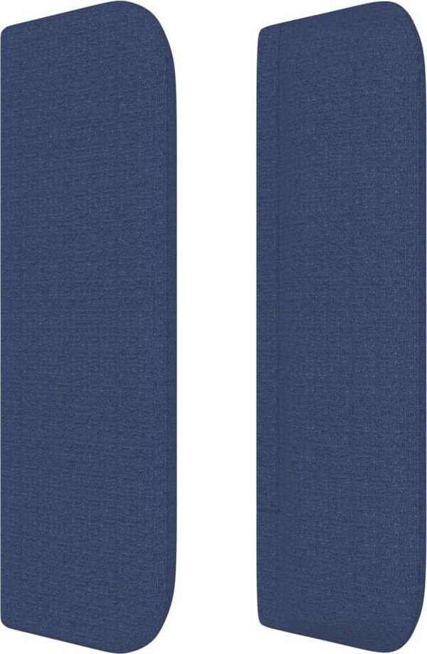 vidaXL Υποκεφαλάρι Uszak, μπλε, 183x16x78/88 εκ., ύφασμα
