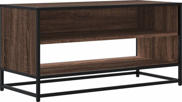 vidaXL Szafka pod telewizor, brazowy dab, 91x40x46 cm